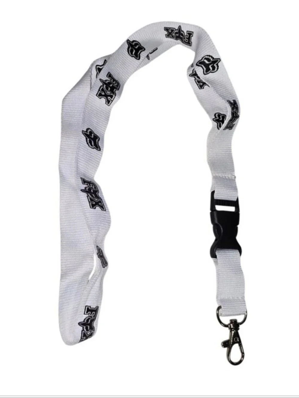 #06 Triple-Color Key Lanyard Set — Black, Red & White
